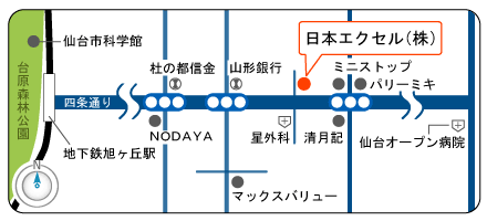 日本エクセル 地図